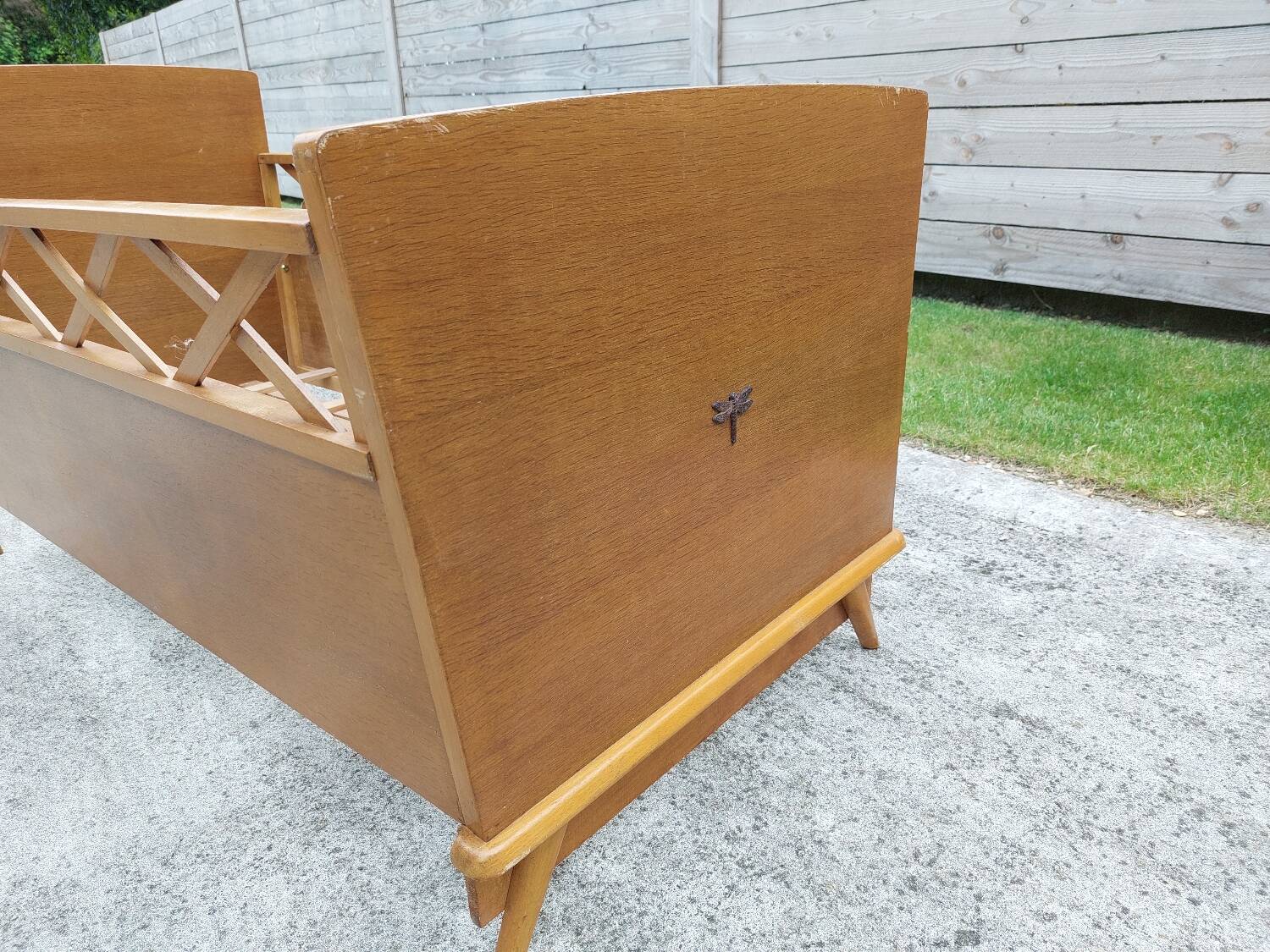 Scandinavian style baby cot