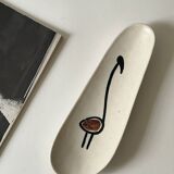 Ceramic pocket emptier signed Guy Rolland Marcy, France 1950