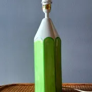 Ceramic crayon lamp 1980