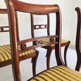 Lot of 4 English style chairs