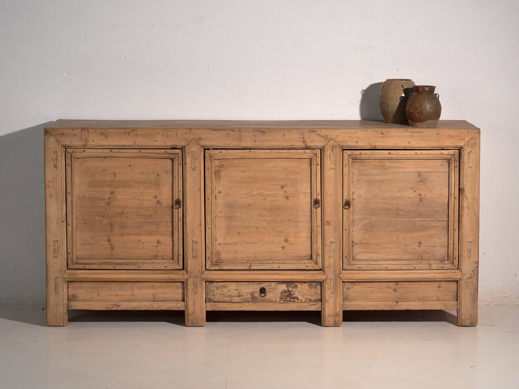 Antique sideboard with three doors (circa 1900) #38