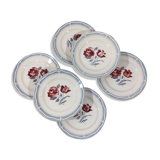 Lot of 6  plates Digoin