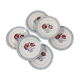 Lot de 6  assiettes Digoin
