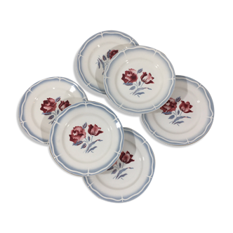 Lot of 6  plates Digoin
