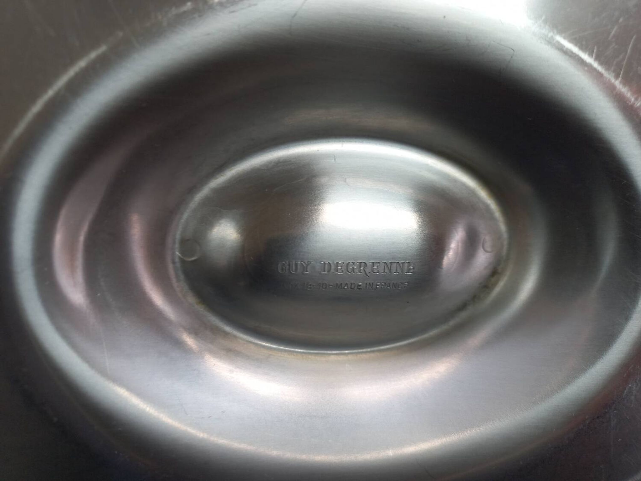 Guy Degrenne stainless steel sauce boat