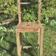 Brutalist bar high chair