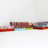 Roche Bobois Mah Jong sofa Missoni fabric design by Hans Hopfer , set of 14
