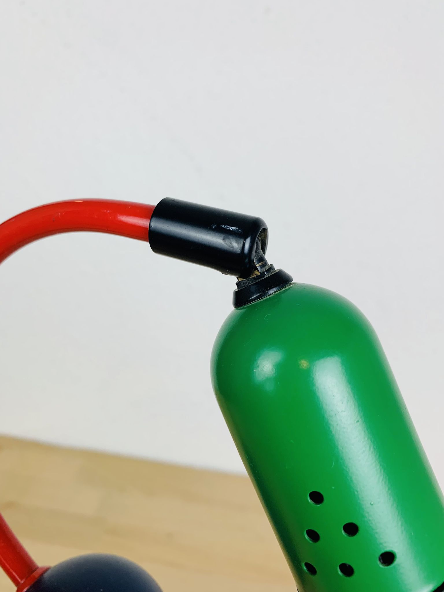 Lampe tripode couleurs primaires années 80