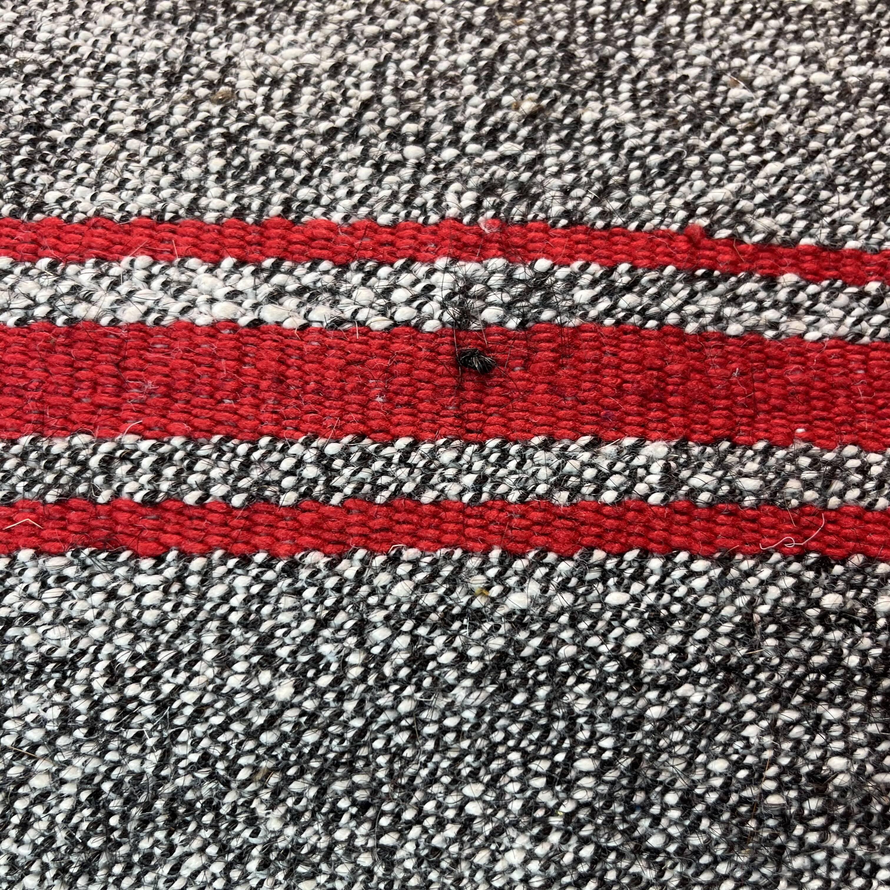 Vintage turkish kilim cushion cover , 30 x 60 cm