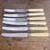 6 Philip Ashberry & Sons knives made in Sheffield England 24 cm