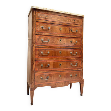 CHIFFONIER IN MAHOGANY IN THE LOUIS XVI STYLE, 19TH CENTURY