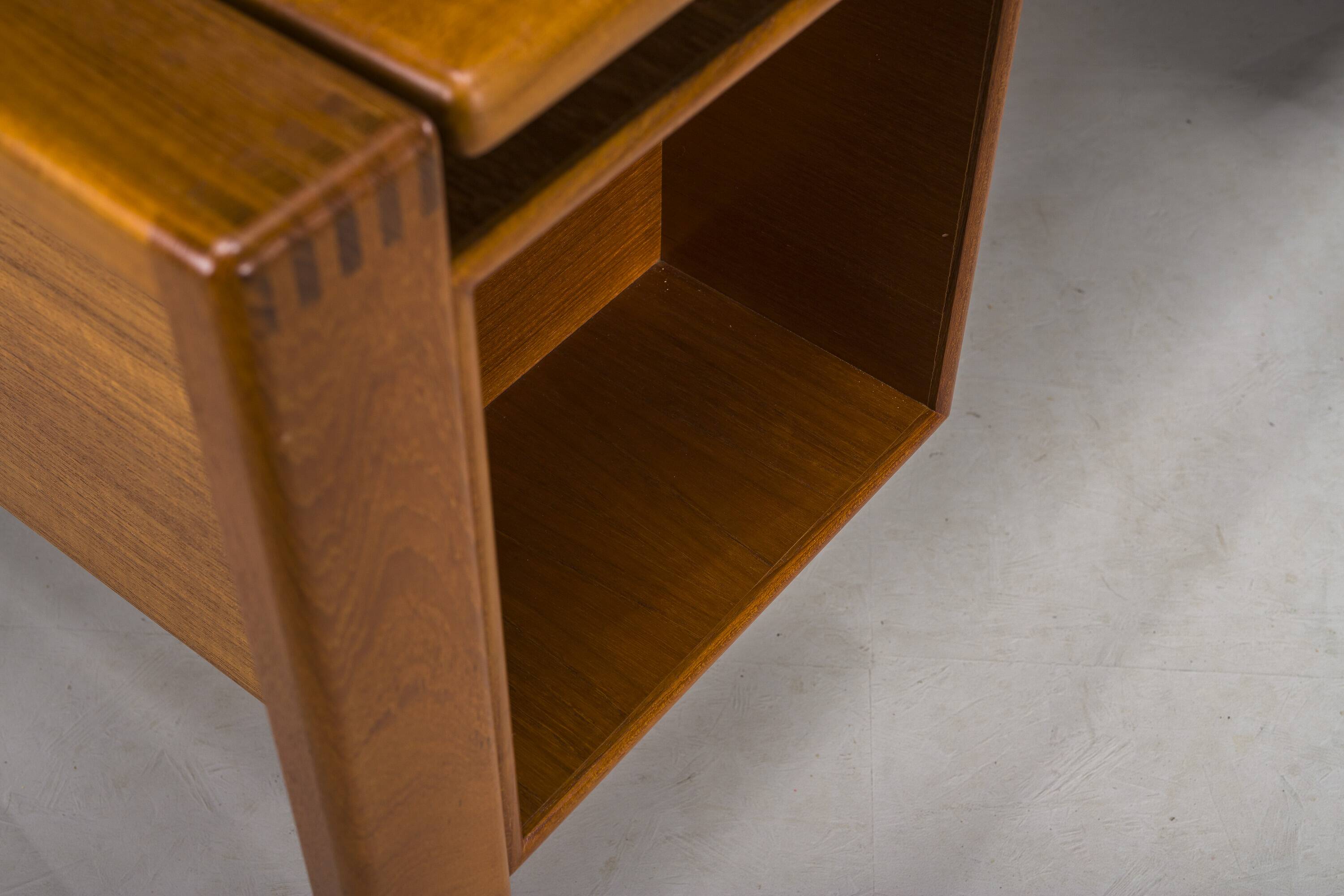 Mid-Century Teak Freestanding Desk from GV Møbler, 1960s
