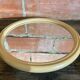 Vintage 80s Round TIGER Design Mirror, Beige Plastic #C893