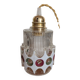 Textured glass pendant in the style of Doria Leuchten (1960)