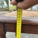 Set of 5 Henri II style chairs – turned wood and cane