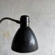 Vintage black industrial screw lamp