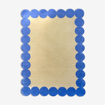 Tapis design bleu 120 x 180 cm