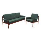 Salon, design danois, années 1960, designer : Grete Jalk, fabricant : Fra