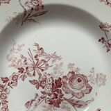 4 assiettes creuses Sarreguemines Fontanges