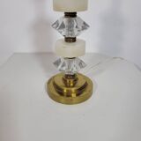 Vintage lamp in marble, glass and brass 1950s