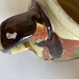 Mixed earth terracotta pitcher Provence 1950