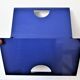 Blue metal magazine holders design 80s