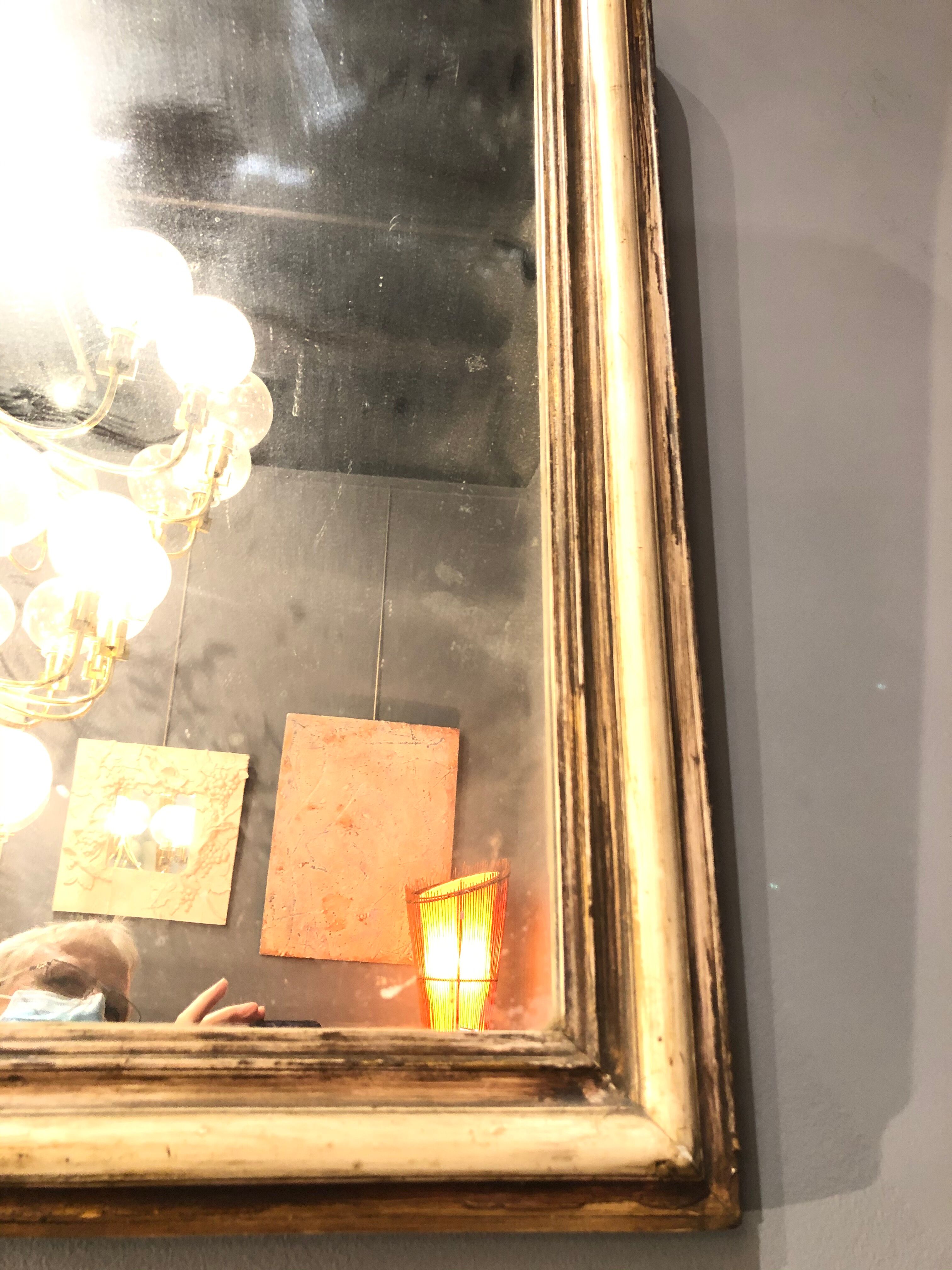 Mirror Louis Philippe painted