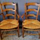 Paire de fauteuils de style provençal en chêne