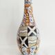 Italian ceramic vase decoration coat of arms and fruits