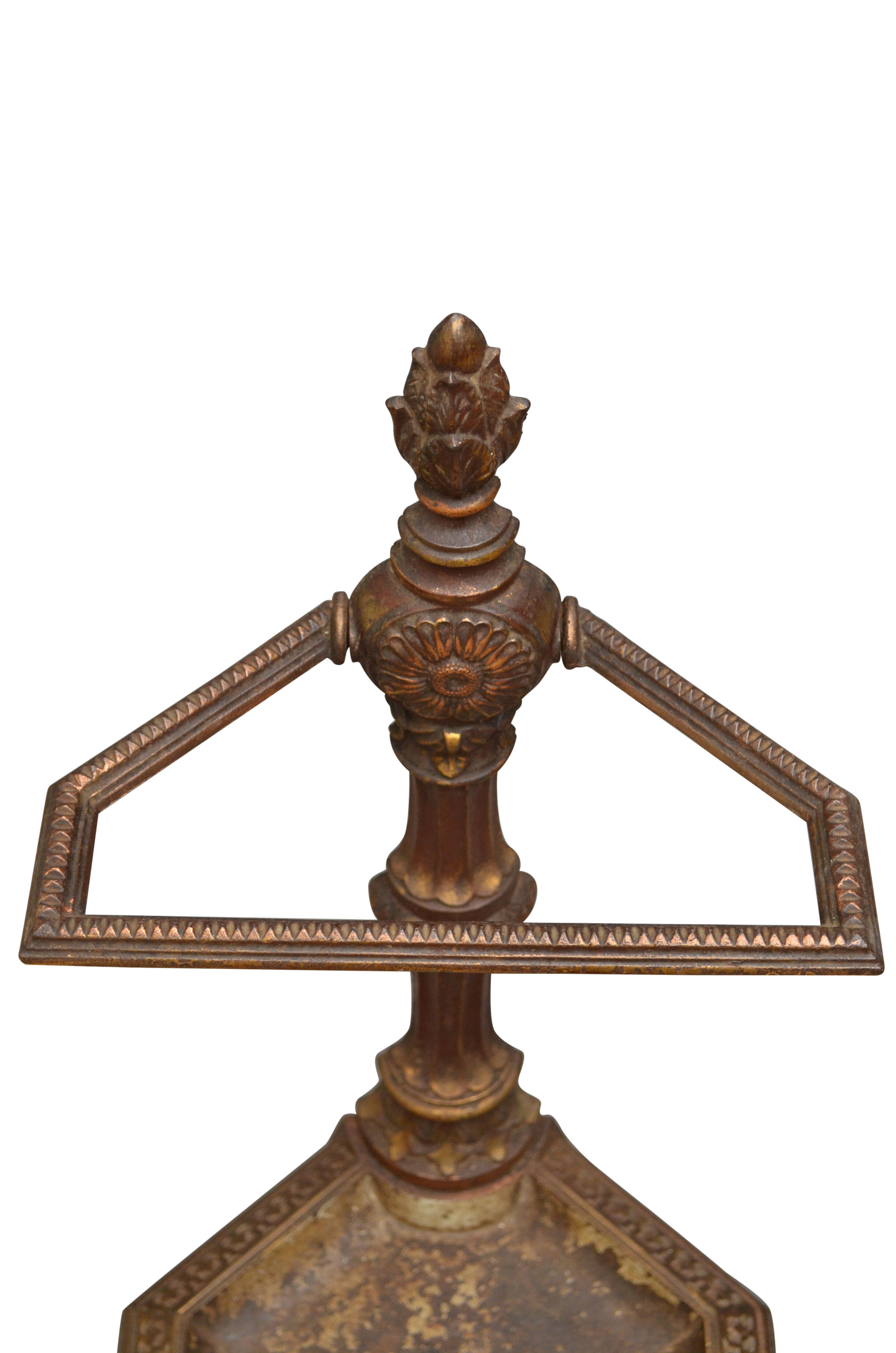 Fine victorian aesthetic movement cast iron umbrella stand