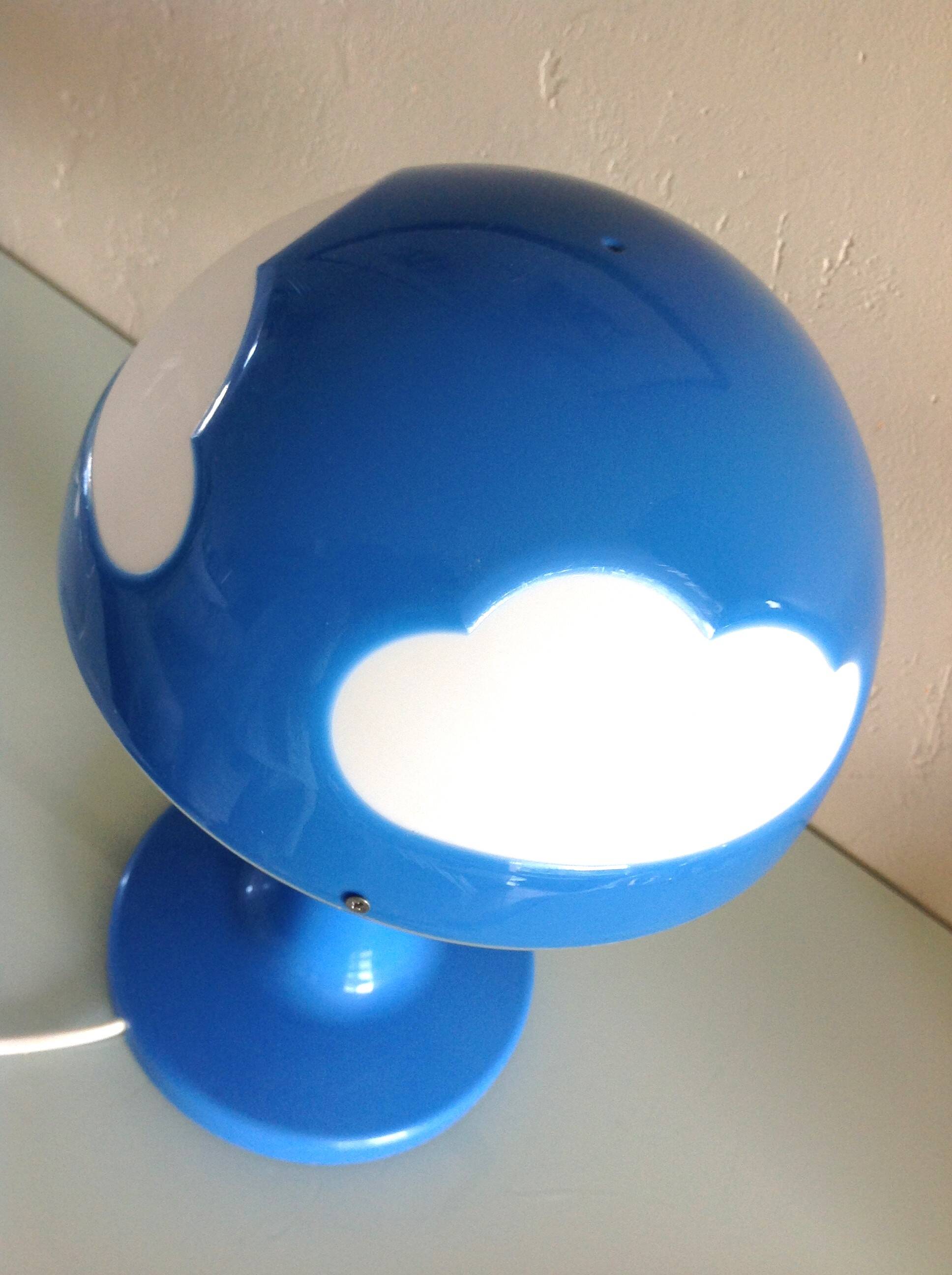 Blue Skojig cloud lamp by Ikea / vintage 80s-90s