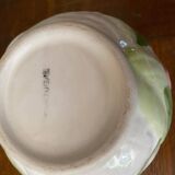 Slush cup and saucer with strawberry and leaf decoration Portugal