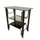 Vintage chrome shelf / audio unit / TV unit