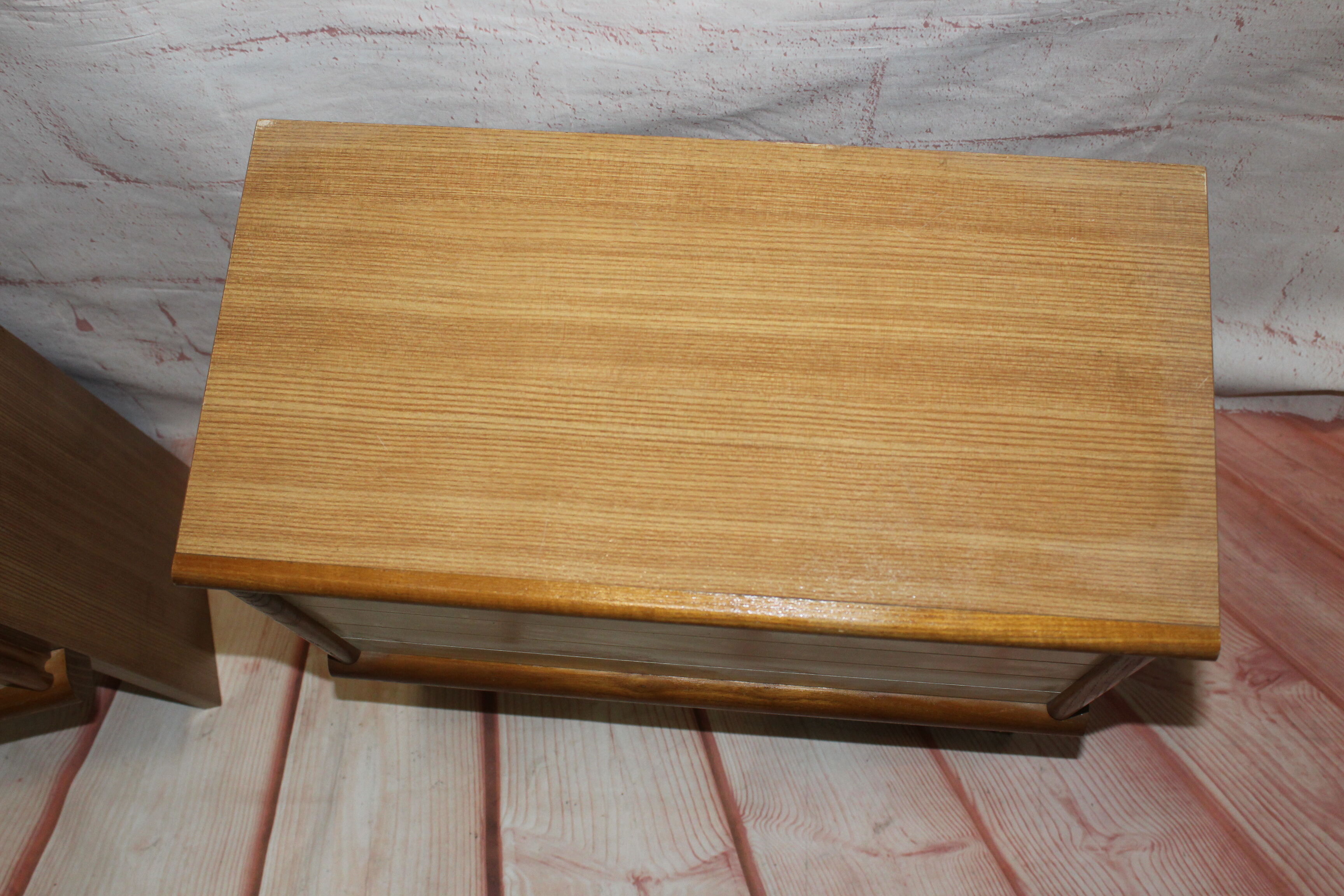 Vintage design bedside tables 70s