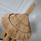 Lampadaire vintage en bambou et rotin