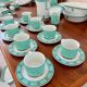 Vintage 72-piece tableware set Arzberg model Cult Focus postmodern bauhaus style