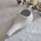 Duo de saucières porcelaine blanche ancien biberon malade