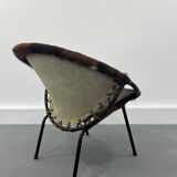 Mid-Century Swivel Balloon Armchair from Lusch & Co, 1960s