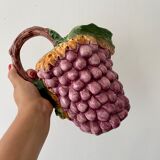 Pitcher - vintage slurry decanter in the shape of grapes