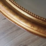Grand miroir ovale