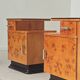 Jindrich Halabala dressing table and bedside tables for Up Zavody 1950