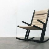 Mid-century German minimalist Safari rocking chair by Casala, 1960s.