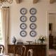 Flat plates Gien Renaissance, wall decoration