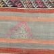 5x10 Kilim Colorful Striped Vintage Kilim Rug, 145x288Cm
