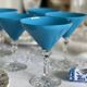 6 crystal cocktail glasses