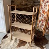 Rattan shelf