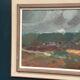 Original Swedish Oil on Canvas - "Kärra Hösten" by Gösta Stawåsen - Signed - Dated 1959 - Vintage and Framed