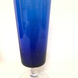 Coupe bleue verre Murano, 1970