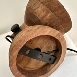 Wooden wall lamp