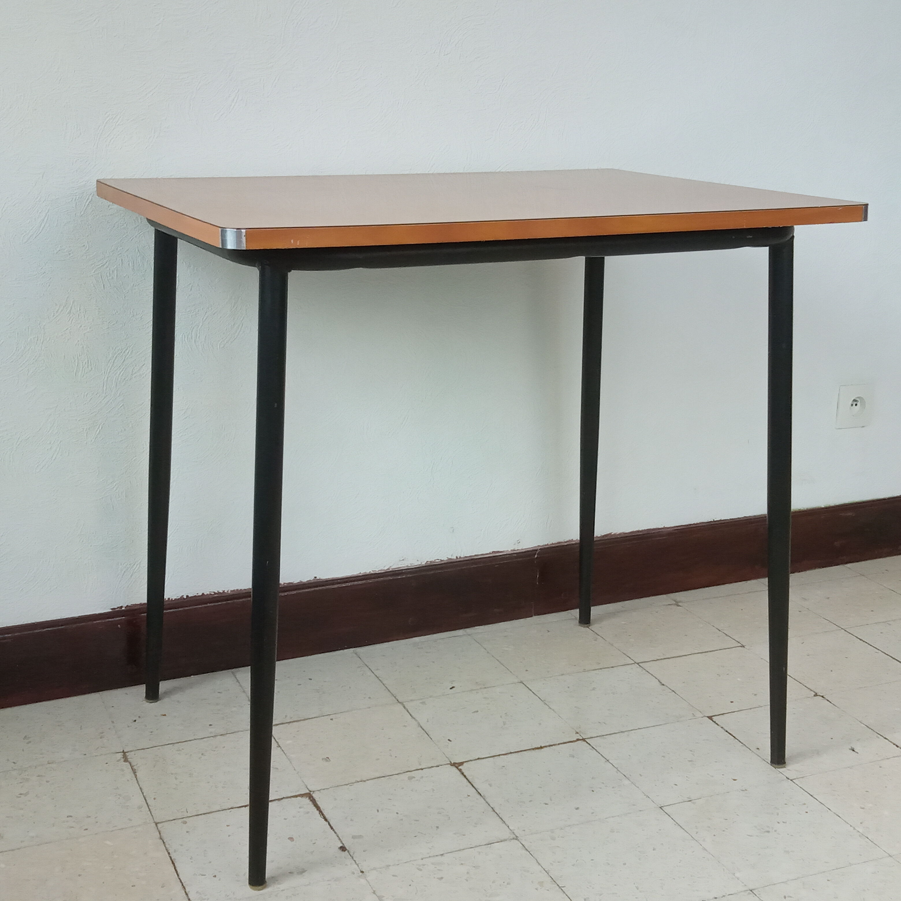 Light wood formica kitchen table